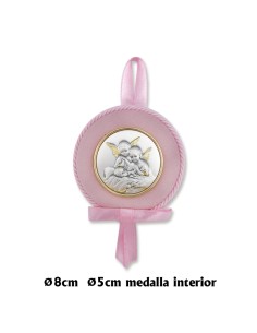 Medalla Cuna Placa Plata...