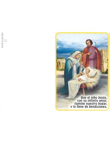 Diptico Navidad 21X15cm Dibujo...