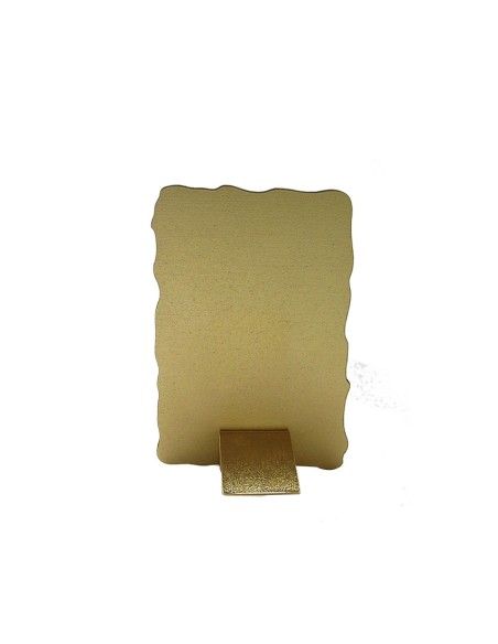 Tabla Tipo Fresco San Benito Y Medallas 8. 7X5. 5Cm Retro Dorado Pie Metal Suelto