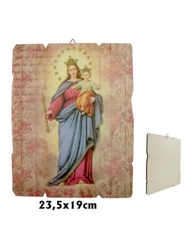 Tabla Serigrafiada Maria Auxiliadora...
