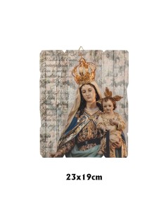 Tabla Serigrafiada Virgen...