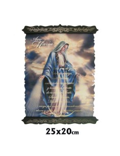 Tabla Madera Oracion Angel...