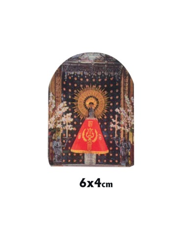 Icono Madera Estampado 6X4cm Forma...