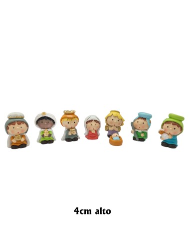 Nacimiento Infantil 8 Figuras De 4Cm...