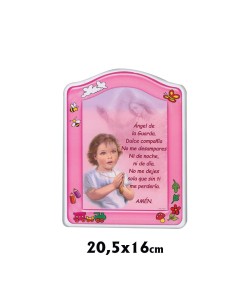 Tabla Madera Oracion Angel...