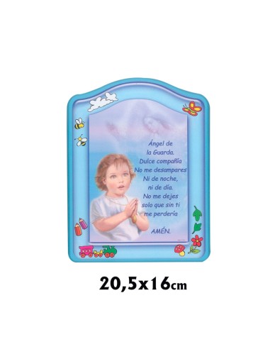 Tabla Madera Oracion Angel De La...