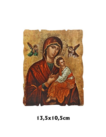 Tabla Madera 13. 5 X 10. 5 Perpetuo Socorro