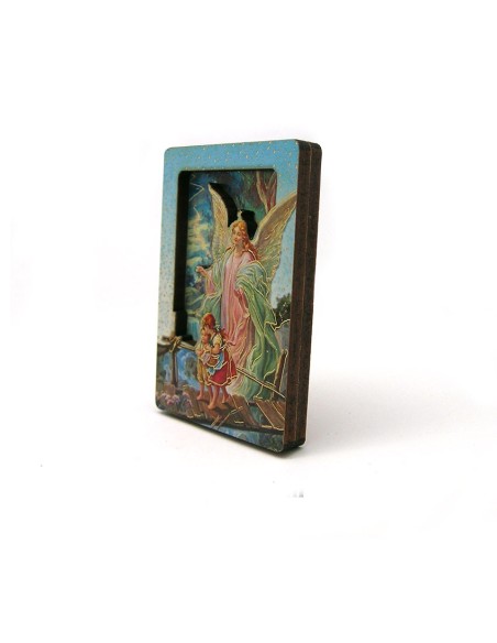 Tabla Bidimensional Angel Guarda 6X4cm Magnetica Y Pie Suelto