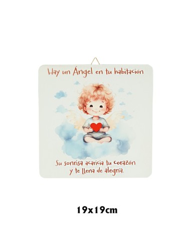 Cuadro Infantil Angelito Con Corazon...