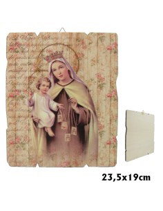 Tabla Serigrafiada Virgen...