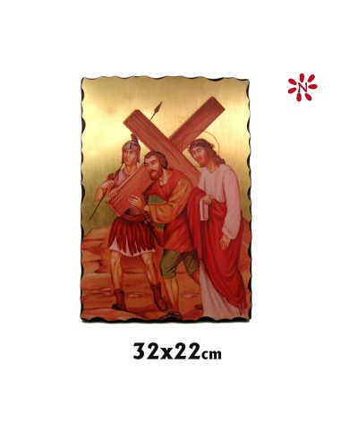 Via Crucis Serigrafiado 32X22cm 15...
