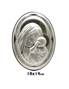 Icono Plata Oval 18X14cm...
