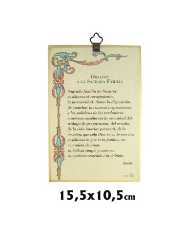 Tabla Madera Sagrada Familia 15....