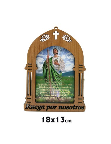Icono Tabla De Viaje Oro Brillo Virgen Jesus Medinaceli 10x7cm Con Funda Y Cierre