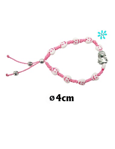Pulsera Infantil Corazones Y Cuerda Colores Surtidos