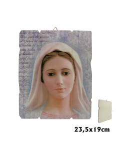 Tabla Serigrafiada Virgen...