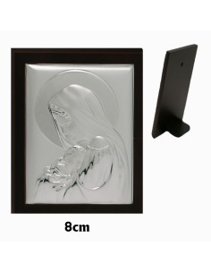 Icono Plata Virgen Con Niño...