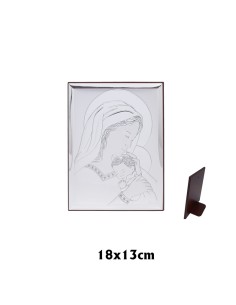 Icono Plata Virgen Con Niño...