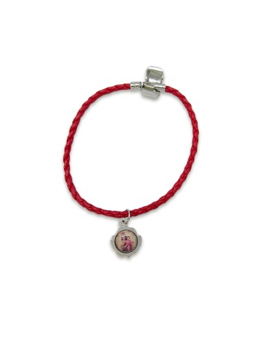 Pulsera Rosario Madera Azul Bola Cubo 5mm Doble Vuelta Bot?n Ave Maria Y Cruz