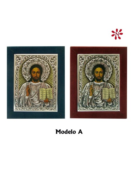 Icono Aluminio 7X9cm Variado Relieve Decorado