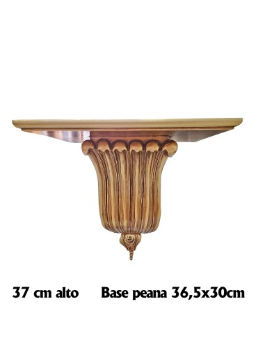 Repisa madera dorada