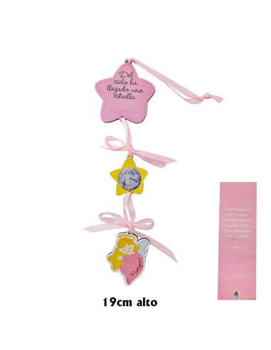 Medalla Cuna Estrella Con Texto Y...