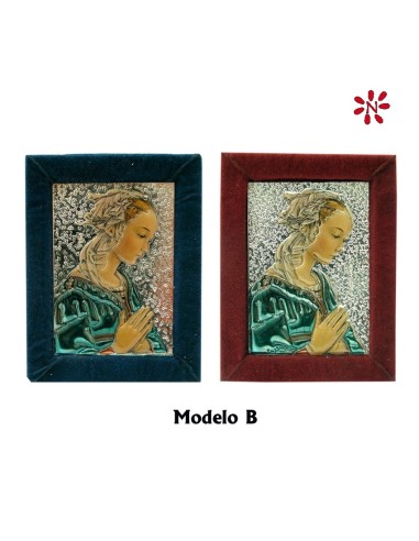 Icono Plata 5X7cm Variado Relieve...
