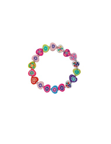 Pulsera Elastica Madera 8mm Negra Con Cruz Hematite Y Adornos