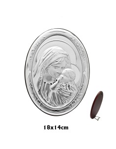 Icono Triptico Madera Angel...