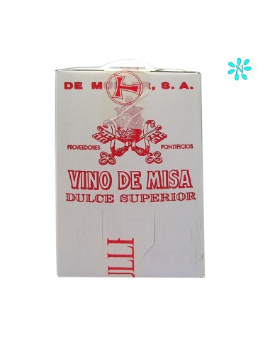 Vino De Misa Box Carton Con Grifo 5 Litros