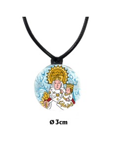 Colgante Cristal 3Cm Virgen...