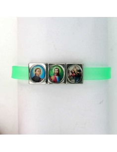 Pulsera Con Tres Adornos...