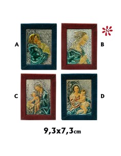 Icono Plata 5X7cm Variado...