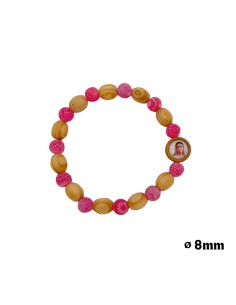 Pulsera Elastica 8mm Piedra...