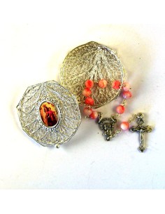 Pulsera Cristal Rosa 6Mm...