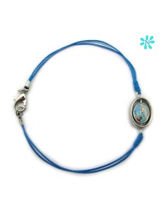 Pulsera Cordon Fino Azul...