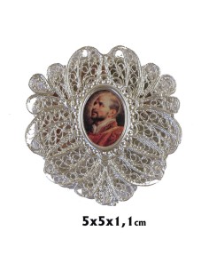 Medalla Plata 18Mm Santa...