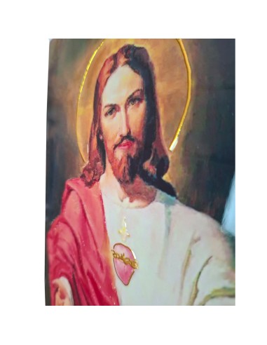 Placa ceramica 3D Jesús manos...
