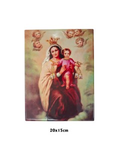 Placa ceramica 3D Virgen...