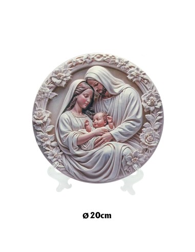 Placa ceramica 3D Virgen de...
