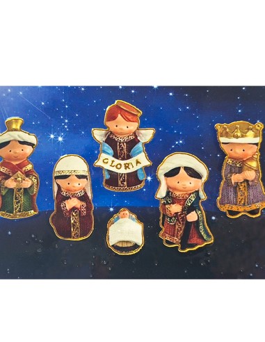 Placa ceramica 3D Navidad 20x15cm con...