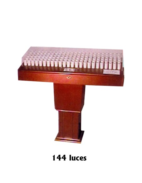 Lampadario Madera 144 Luces Led