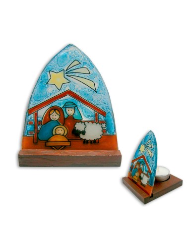 Nacimiento Placa Oval Cristal 9X7cm...