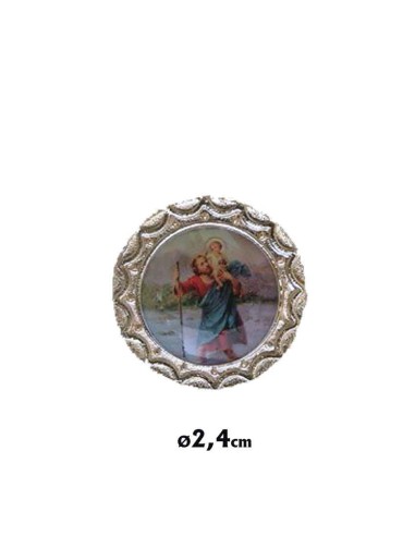 Placa Coche Redonda 24Mm Borde...