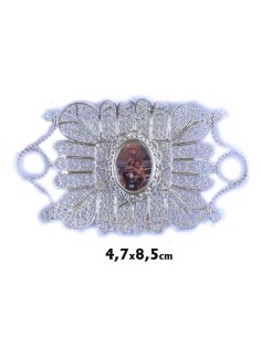 Pulsera Madera Marron Bola...