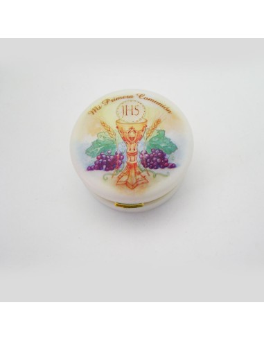 Caja Redonda Con Foto Primera...