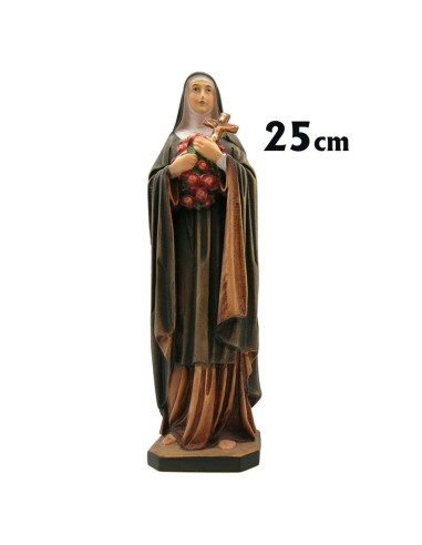 Santa Teresa De Lisieux 25cm Madera...