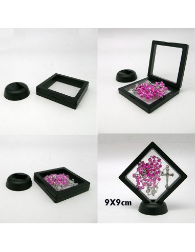 Caja Con Gel Borde Negro 9X9cm Con...