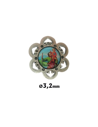 Placa Coche Metal Tipo Flor Con...