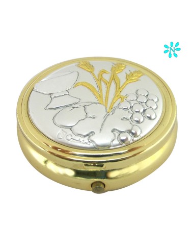 Caja Dorada Con Placa Superior...